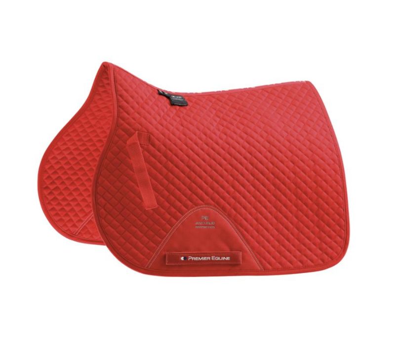 PE Pony GP/Jump Cotton Saddlecloth (Red)